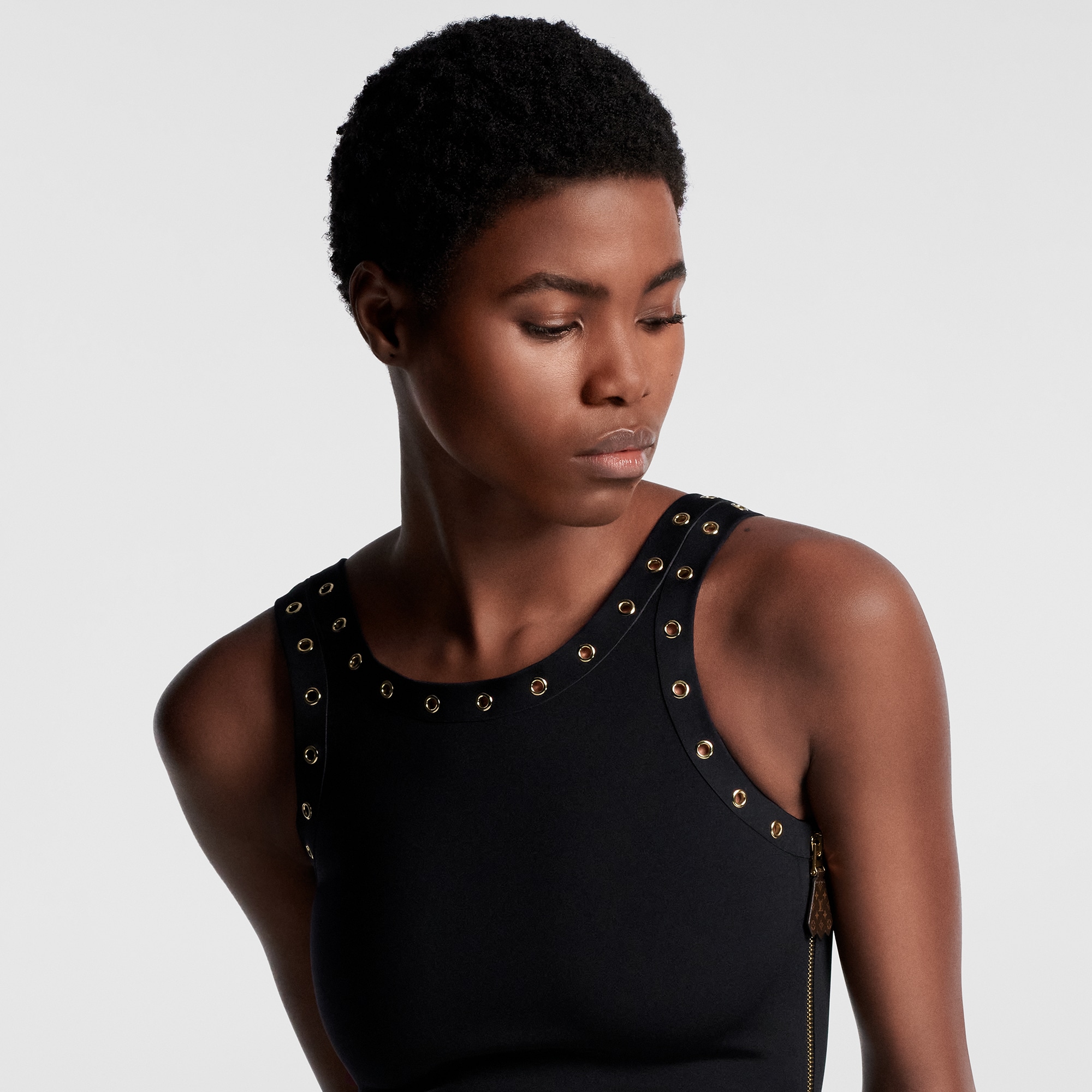 LOUIS VUITTON アイレットタブタンクトップ LVサークルチェーン LOUIS VUITTON アイレットタブタンクトップ LVサークルチェーン